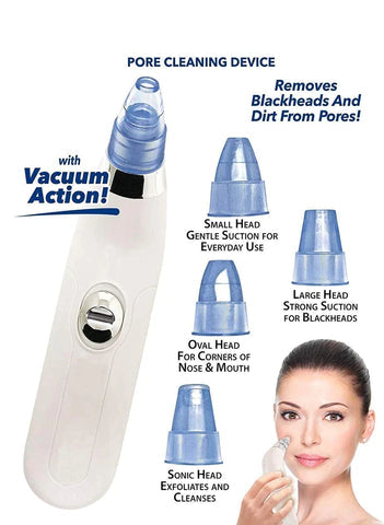 4 IN 1 DERMA VACUUM SUCTION BLACKHEAD/ACNE/OIL/PORE CLEANER