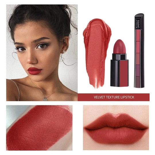 Buy 1 Get 1 Free | Beautious 5 in 1 Lipstick Matte lipsticks Waterproof | Long Lasting