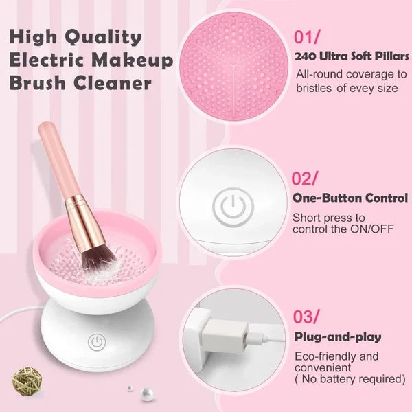 🔥2023 BEST SELLER🔥Electric Makeup Brush Cleaner Machine-BUY TWO FREE SHIPPING