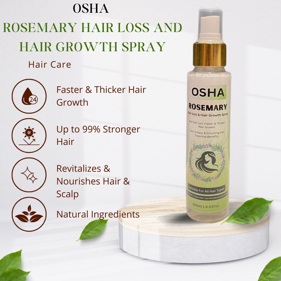 Osha Rosemary Hair Loss And Hair Growth Spray - Osha Pure